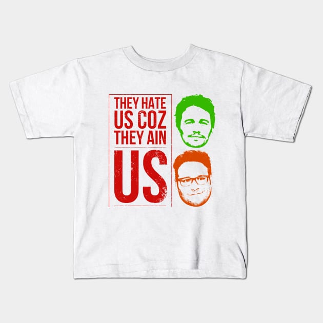 They hate us coz they ain us Kids T-Shirt by throwback